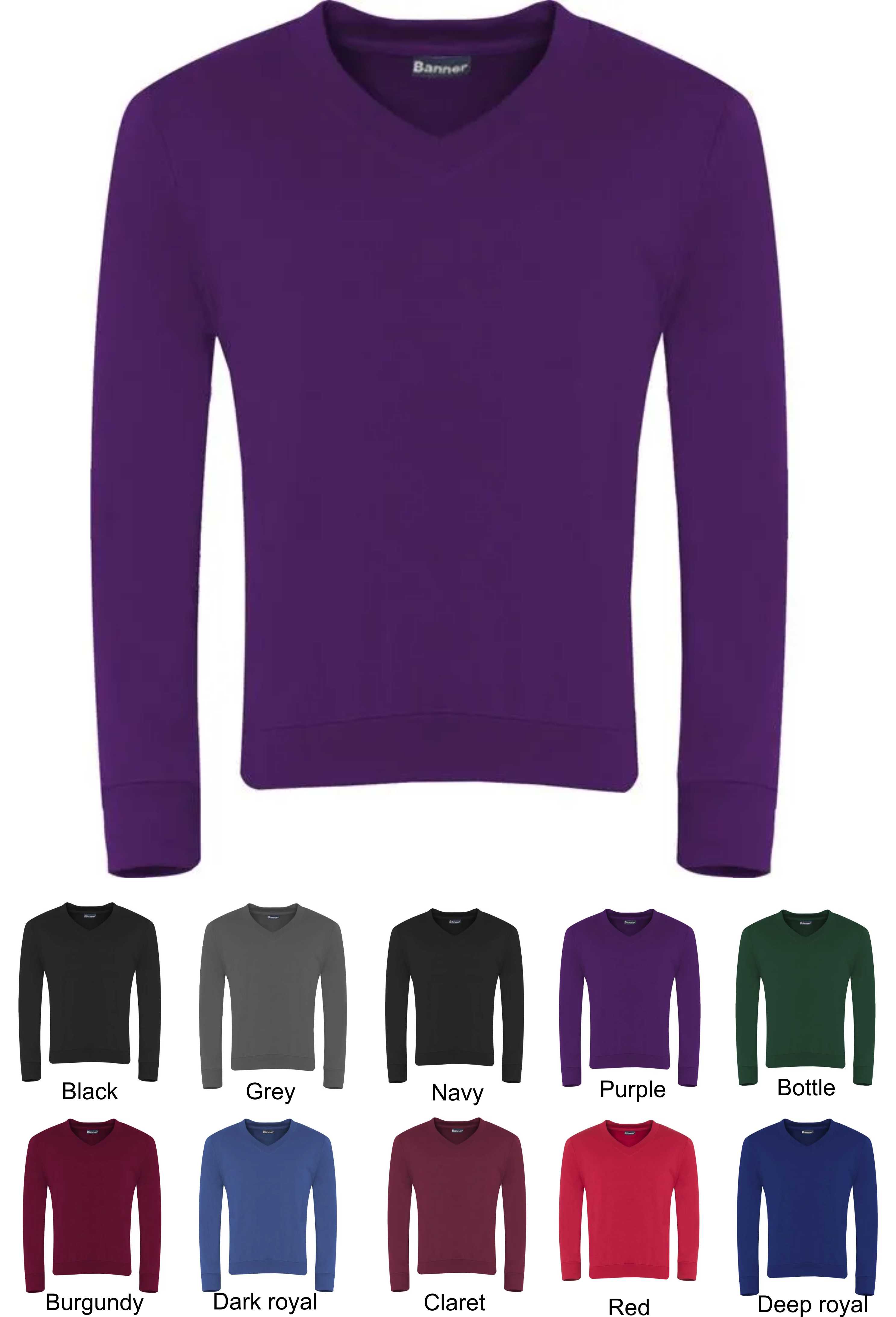 Banner Select Sweatshirt Vee Neck Banner Select Sweatshirt Vee Neck